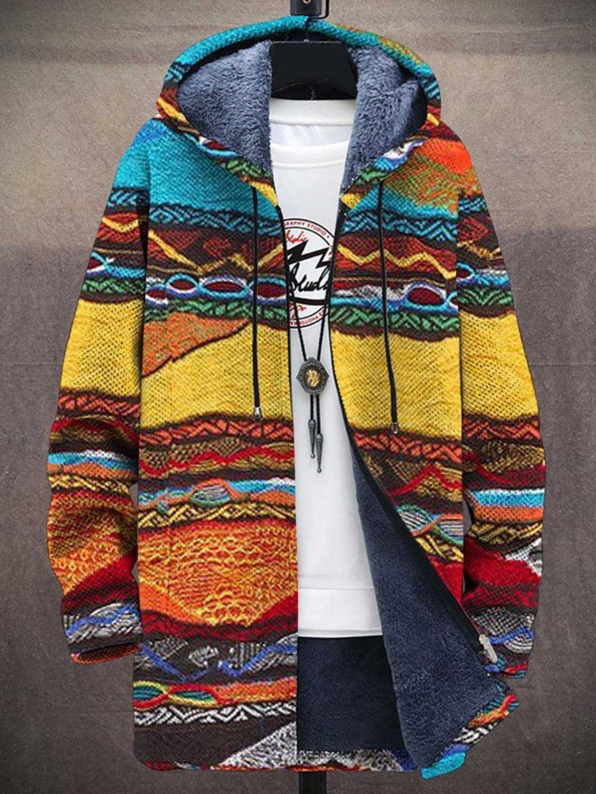 Jindalee | Luxurious Cardigan with Artistic Inspiration + Zipper