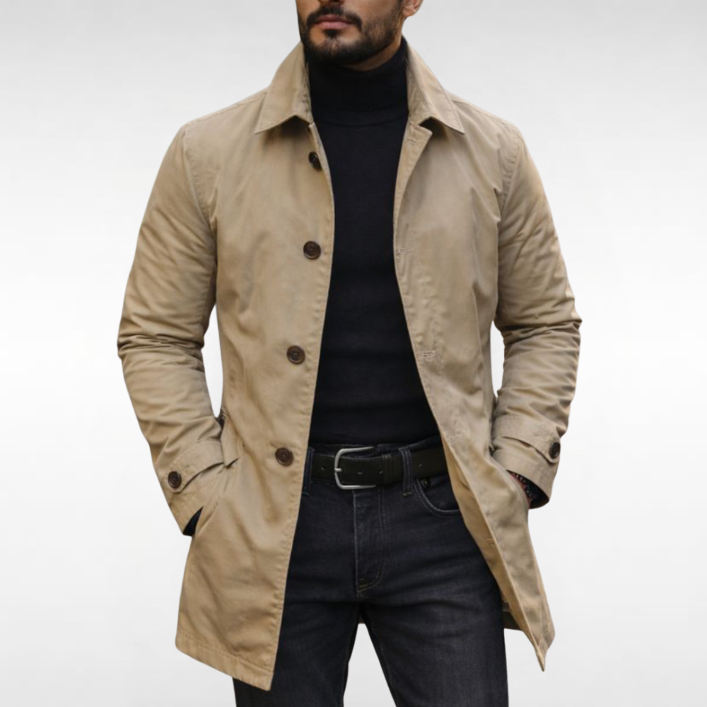 Charles | Comfortable Lightweight Coat for Cooler Days